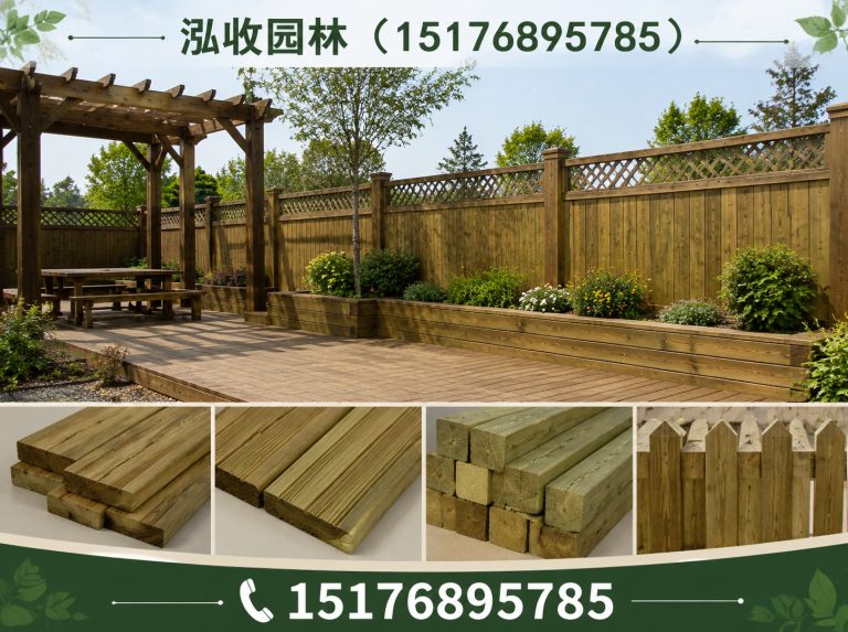 固原防腐木凉亭展示图